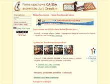 Tablet Screenshot of caissa.pl